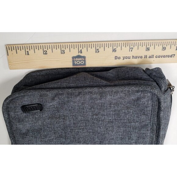 Lug Moped Purse Womens Heathered Grey Crossbody Shoulder Day Bag EUC - Picture 11 of 11